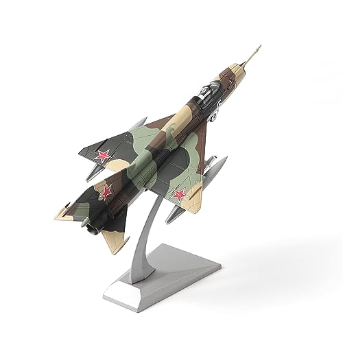 SEBUNAS Mikoyan-Gurevich Mig-21 Fischbett-Kampfflugzeugmodell im Maßstab 1:72, russischer Kämpfer, Militär, Metalldruckguss, Flugzeugmodellbausatz für Erwachsenensammlung oder Geschenk SEBUNAS Mikoyan-Gurevich Mig-21 Fischbett-Kampfflugzeugmodell im Maßstab 1:72, russischer Kämpfer, Militär, Metalldruckguss, Flugzeugmodellbausatz für Erwachsenensammlung oder Geschenk von SEBUNAS