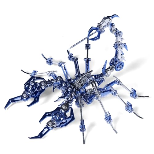 Sebunas Mechanical Scorpion King Blue Blue 3D Metall-Puzzle 3D-Metallmodell-Kits DIY Mechanical Fine Assembly Model Spielzeug für Erwachsene und Jugendliche, die praktische Fähigkeiten Sebunas Mechanical Scorpion King Blue Blue 3D Metall-Puzzle 3D-Metallmodell-Kits DIY Mechanical Fine Assembly Model Spielzeug für Erwachsene und Jugendliche, die praktische Fähigkeiten von SEBUNAS