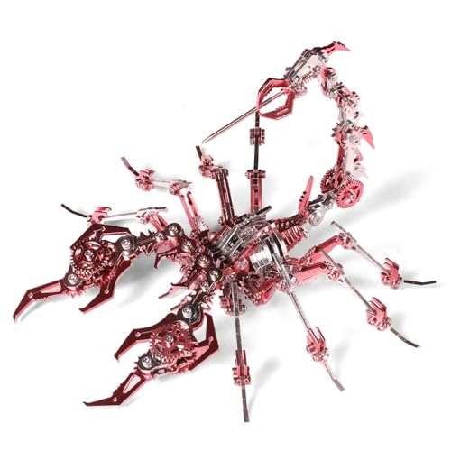 Sebunas Mechanical Scorpion King Red 3D-Metall-Puzzle 3D-Metallmodell-Kits DIY Mechanical Fine Assembly Model Spielzeug für Erwachsene und Jugendliche, die praktische Fähigkeiten Sebunas Mechanical Scorpion King Red 3D-Metall-Puzzle 3D-Metallmodell-Kits DIY Mechanical Fine Assembly Model Spielzeug für Erwachsene und Jugendliche, die praktische Fähigkeiten von SEBUNAS