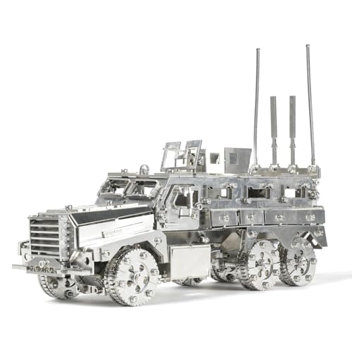 Sebunas Mechanische Minenresistente Hinterhalt geschütztes Fahrzeug 3D-Metall-Puzzle 3D-Metallmodell-Kits DIY für Erwachsene und Jugendliche, die praktische Fähigkeiten, kreative Dekorationen Sebunas Mechanische Minenresistente Hinterhalt geschütztes Fahrzeug 3D-Metall-Puzzle 3D-Metallmodell-Kits DIY für Erwachsene und Jugendliche, die praktische Fähigkeiten, kreative Dekorationen von SEBUNAS