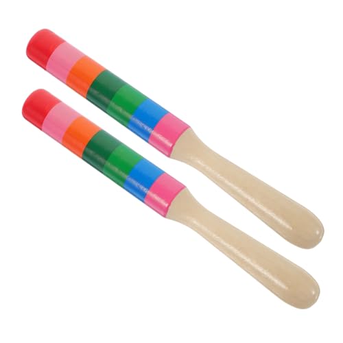 SECFOU 1 Paar Rhythmusstäbe, Klangstäbe, Musikinstrumente, Schlaginstrumente, Schlagstäbe, Rhythmusstäbe, Rhythmus Lehrmittel, Kinderinstrumente, Stabinstrumente SECFOU 1 Paar Rhythmusstäbe, Klangstäbe, Musikinstrumente, Schlaginstrumente, Schlagstäbe, Rhythmusstäbe, Rhythmus Lehrmittel, Kinderinstrumente, Stabinstrumente von SECFOU