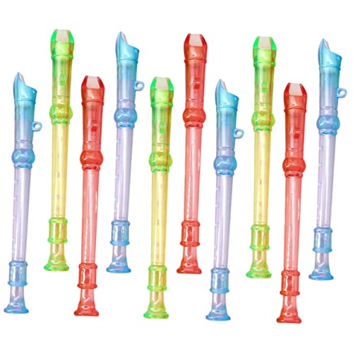 SECFOU 10 Stück Kleine Für Anfänger, 6 Löcher, Klarinette, Kindermusikflöte, Lernspielzeug, Flöteninstrument, Schülerübungsblasinstrument, Kinderübungsklarinette, Anfänger SECFOU 10 Stück Kleine Für Anfänger, 6 Löcher, Klarinette, Kindermusikflöte, Lernspielzeug, Flöteninstrument, Schülerübungsblasinstrument, Kinderübungsklarinette, Anfänger von SECFOU