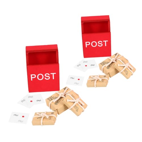 SECFOU 2 Sets Simulierter Briefkasten, E Mail, Miniatur Briefkasten Mit Postkarte, Miniatur Briefkasten Modell, Kinderbriefkasten Für Spielhaus, Spielbriefkästen Für Kinder, Miniatur SECFOU 2 Sets Simulierter Briefkasten, E Mail, Miniatur Briefkasten Mit Postkarte, Miniatur Briefkasten Modell, Kinderbriefkasten Für Spielhaus, Spielbriefkästen Für Kinder, Miniatur von SECFOU