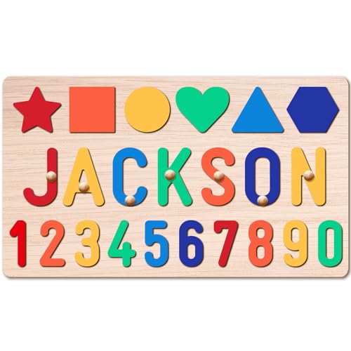 Personalisiertes Puzzle mit Namen-Personalisiert Holzpuzzle Geschenke mit Eingraviertem Text-Holzpuzzle Montessori Spielzeug 1,2,3 Jahre-Personalisierte Geschenke Baby Personalisiertes Puzzle mit Namen-Personalisiert Holzpuzzle Geschenke mit Eingraviertem Text-Holzpuzzle Montessori Spielzeug 1,2,3 Jahre-Personalisierte Geschenke Baby von SECOGM