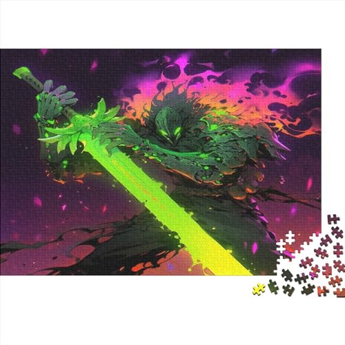 Colourful Devil Swordsman Puzzle 1000 Teile Erwachsene Klassische Pädagogisches Spielzeug Erwachsene Lernspiel Herausforderndes Demon Swordsman Puzzles Raumdekoration Detailreiches Geschenk 1000pcs von SEDOXX