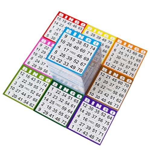 SEETOOOGAMES Bingo-Papierspielkarten, 1 Karte, 100 Bücher à 10 Blatt SEETOOOGAMES Bingo-Papierspielkarten, 1 Karte, 100 Bücher à 10 Blatt von SEETOOOGAMES