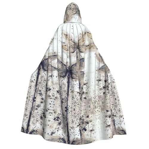 SEFZCXDN (Moderne Libelle) Unisex Kapuzenumhang Umhang Umhang Halloween Weihnachten Cosplay Kostüme für Erwachsene von SEFZCXDN