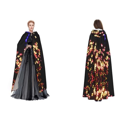 SEFZCXDN (Papierlaterne) Unisex Kapuzenumhang Umhang Halloween Weihnachten Fancy Cape Kostüme für Erwachsene von SEFZCXDN