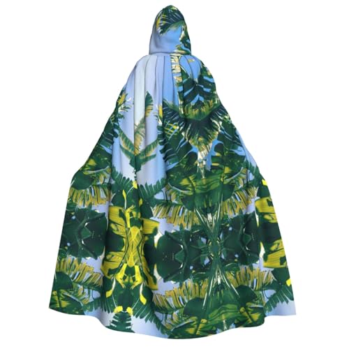 SEFZCXDN Bananenblatt-Umhang mit Kapuze, Unisex, für Halloween, Weihnachten, Cosplay, Kostüme für Erwachsene SEFZCXDN Bananenblatt-Umhang mit Kapuze, Unisex, für Halloween, Weihnachten, Cosplay, Kostüme für Erwachsene von SEFZCXDN