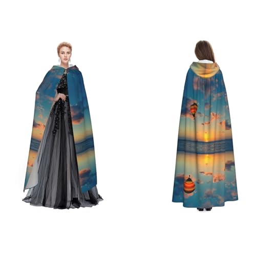 SEFZCXDN Kapuzenumhang mit Heißluftballon, Unisex, für Halloween, Weihnachten, ausgefallene Kostüme für Erwachsene SEFZCXDN Kapuzenumhang mit Heißluftballon, Unisex, für Halloween, Weihnachten, ausgefallene Kostüme für Erwachsene von SEFZCXDN