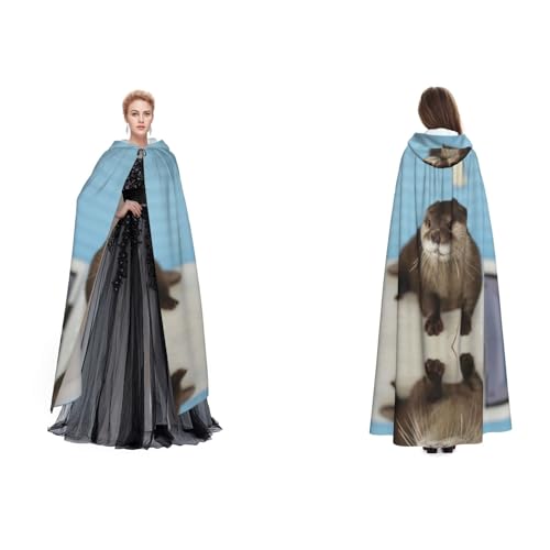 SEFZCXDN Süßer Otter-Umhang mit Kapuze, Unisex, für Halloween, Weihnachten, ausgefallene Kostüme für Erwachsene SEFZCXDN Süßer Otter-Umhang mit Kapuze, Unisex, für Halloween, Weihnachten, ausgefallene Kostüme für Erwachsene von SEFZCXDN