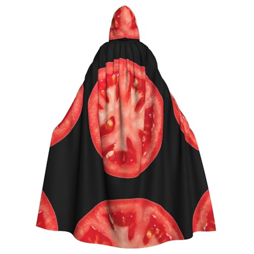 SEFZCXDN Tomato Slice, Unisex-Kapuzenumhang, Umhang für Halloween, Weihnachten, ausgefallener Umhang für Erwachsene SEFZCXDN Tomato Slice, Unisex-Kapuzenumhang, Umhang für Halloween, Weihnachten, ausgefallener Umhang für Erwachsene von SEFZCXDN