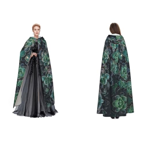 SEFZCXDN Umhang mit Kapuze, Unisex, Sukkulenten, für Halloween, Weihnachten, für Erwachsene SEFZCXDN Umhang mit Kapuze, Unisex, Sukkulenten, für Halloween, Weihnachten, für Erwachsene von SEFZCXDN