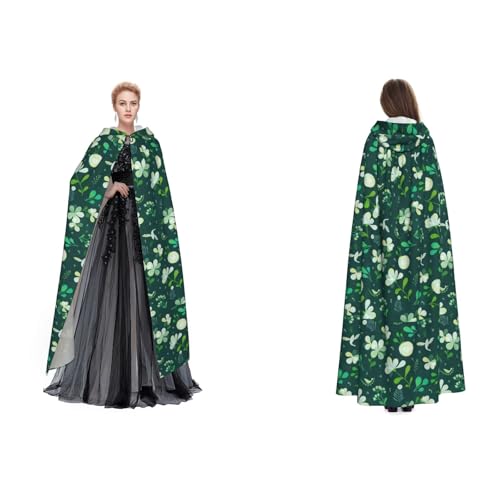 SEFZCXDN Umhang mit Kapuze (Gras und Taube), Unisex, für Halloween, Weihnachten, ausgefallene Kostüme für Erwachsene von SEFZCXDN