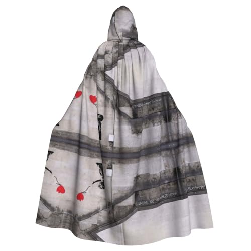 SEFZCXDN Unisex Kapuzenumhang für Mädchen mit Luftballons, für Halloween, Weihnachten, ausgefallene Kostüme für Erwachsene SEFZCXDN Unisex Kapuzenumhang für Mädchen mit Luftballons, für Halloween, Weihnachten, ausgefallene Kostüme für Erwachsene von SEFZCXDN