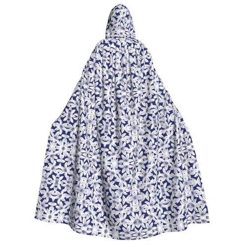 SEFZCXDN Unisex Kapuzenumhang mit Kapuze, Motiv: tropische Hibiskusblüte, für Halloween, Weihnachten, Cosplay, Kostüme für Erwachsene SEFZCXDN Unisex Kapuzenumhang mit Kapuze, Motiv: tropische Hibiskusblüte, für Halloween, Weihnachten, Cosplay, Kostüme für Erwachsene von SEFZCXDN