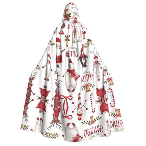 SEFZCXDN Unisex Kapuzenumhang mit Kapuze, für Halloween, Weihnachten, Cosplay, Kostüme für Erwachsene SEFZCXDN Unisex Kapuzenumhang mit Kapuze, für Halloween, Weihnachten, Cosplay, Kostüme für Erwachsene von SEFZCXDN