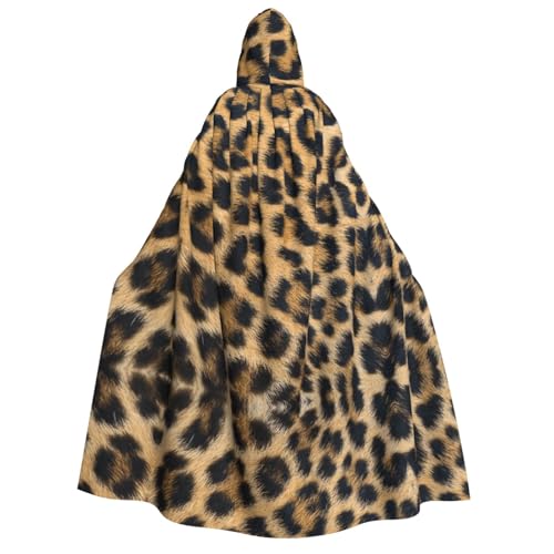 SEFZCXDN Unisex Kapuzenumhang mit Leopardenmuster, für Halloween, Weihnachten, Cosplay, Kostüme für Erwachsene SEFZCXDN Unisex Kapuzenumhang mit Leopardenmuster, für Halloween, Weihnachten, Cosplay, Kostüme für Erwachsene von SEFZCXDN