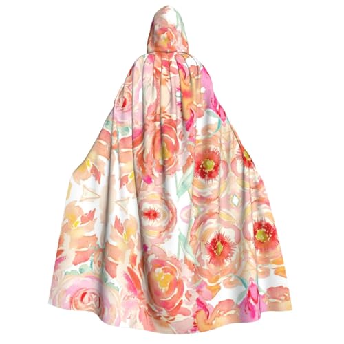 SEFZCXDN Unisex Kapuzenumhang mit Pfingstrose, für Halloween, Weihnachten, Cosplay, für Erwachsene SEFZCXDN Unisex Kapuzenumhang mit Pfingstrose, für Halloween, Weihnachten, Cosplay, für Erwachsene von SEFZCXDN