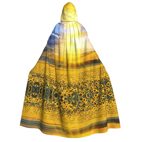 SEFZCXDN Unisex Kapuzenumhang mit Sonnenblumen-Motiv, für Halloween, Weihnachten, Cosplay, Kostüme für Erwachsene SEFZCXDN Unisex Kapuzenumhang mit Sonnenblumen-Motiv, für Halloween, Weihnachten, Cosplay, Kostüme für Erwachsene von SEFZCXDN