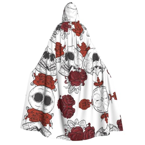 SEFZCXDN Unisex Kapuzenumhang mit Totenkopf, für Halloween, Weihnachten, Cosplay, Kostüme für Erwachsene SEFZCXDN Unisex Kapuzenumhang mit Totenkopf, für Halloween, Weihnachten, Cosplay, Kostüme für Erwachsene von SEFZCXDN