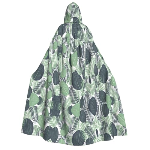 SEFZCXDN Unisex Kapuzenumhang mit tropischen Blättern, für Halloween, Weihnachten, Cosplay, für Erwachsene SEFZCXDN Unisex Kapuzenumhang mit tropischen Blättern, für Halloween, Weihnachten, Cosplay, für Erwachsene von SEFZCXDN