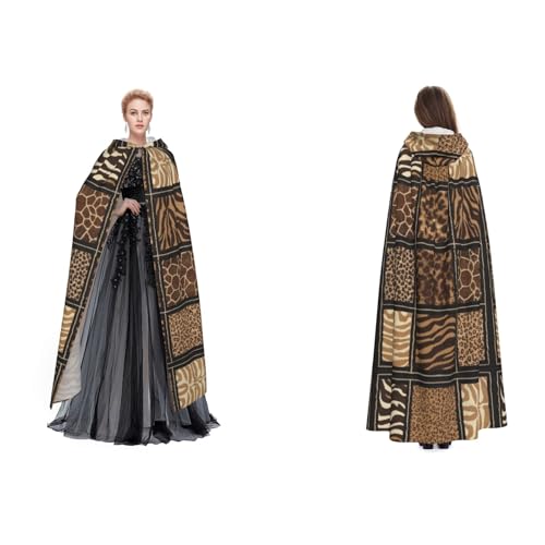 SEFZCXDN Wilder Zoo Unisex Kapuzenumhang Umhang Halloween Weihnachten Fancy Cape Kostüme für Erwachsene SEFZCXDN Wilder Zoo Unisex Kapuzenumhang Umhang Halloween Weihnachten Fancy Cape Kostüme für Erwachsene von SEFZCXDN