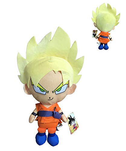 PBP Dragon Ball Super - Goku Super Saiyan plüsch, Blonde Haare 8,66"/22cm Qualität super Soft von SEGA