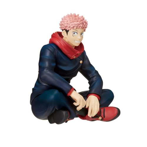 Sega Goods Jujutsu Kaisen Statuette Yuji Itadori, sitzend, 11 cm von SEGA