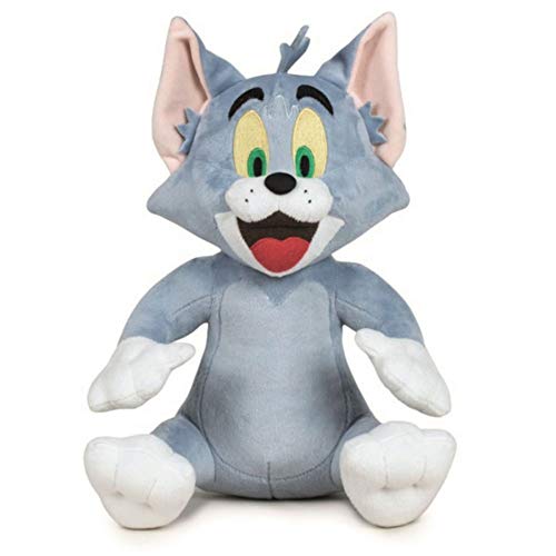 SEGA Tom und Jerry Plüschtier, 28 cm, grau und weiß, für alle Altersgruppen von SEGA
