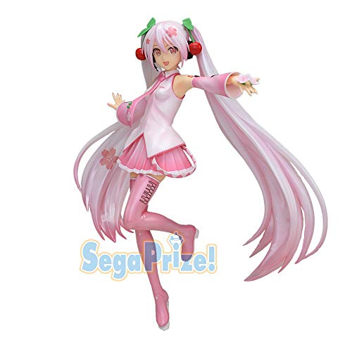 SEGA Vocaloid Hatsune Miku Super Premium Action Figure Sakura Miku Version 2 von SEGA