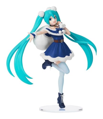 Sega Goods Hatsune Miku Statuette, Weihnachtsblau, 22 cm Sega Goods Hatsune Miku Statuette, Weihnachtsblau, 22 cm von SEGA