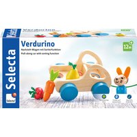 SELECTA 62082 Verdurino, Obst und Gemüsewagen, Nachzieh- und Sortierspielzeug SELECTA 62082 Verdurino, Obst und Gemüsewagen, Nachzieh- und Sortierspielzeug von SELECTA