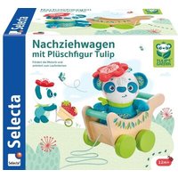 SELECTA 62088 Nachziehwagen mit Plüschfigur Tulip, 21 cm SELECTA 62088 Nachziehwagen mit Plüschfigur Tulip, 21 cm von SELECTA
