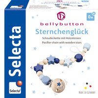 SELECTA 64014 Sternchenglück blau, Schnullerkette, 21 cm SELECTA 64014 Sternchenglück blau, Schnullerkette, 21 cm von SELECTA