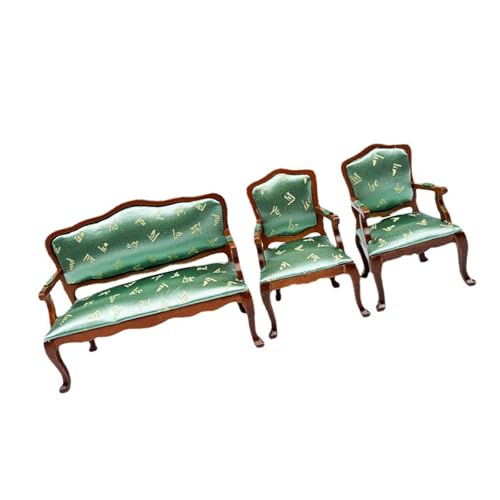 1/12 Miniatur Wohnzimmer Doppelte Sofa Sessel 3 Piece/Set Handcrafts Holzpuppenhausmöbel Für Handwerksmodell Projekt Miniatur Wohnzimmer Möbel 1/12 Miniatur Wohnzimmer Doppelte Sofa Sessel 3 Piece/Set Handcrafts Holzpuppenhausmöbel Für Handwerksmodell Projekt Miniatur Wohnzimmer Möbel von SELVFZ