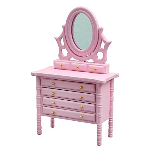 1:12 Puppenhaus Möbel Spielzeugpuppe Haus Kommode Spiegel Schubladen Mikro Landschaft Schminktisch Schlafzimmer Spiegel Schubladen 1:12 Puppenhaus Möbel Spielzeugpuppe Haus Kommode Spiegel Schubladen Mikro Landschaft Schminktisch Schlafzimmer Spiegel Schubladen von SELVFZ