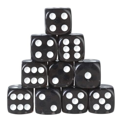 10pcs 16mm Acrylwürfel Schwarz Transparent 6 Seitig Game Party Würfel Kinderbrettspiel Spielzeug Pädagogischer Würfel Für Kinder 10pcs 16mm Acrylwürfel Schwarz Transparent 6 Seitig Game Party Würfel Kinderbrettspiel Spielzeug Pädagogischer Würfel Für Kinder von SELVFZ