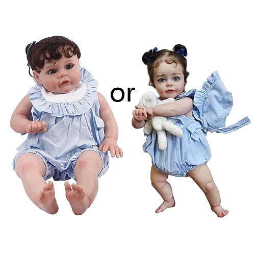 23.62in Simulation Girl Doll Lebenseähnliche Wiedergeborene Kinder Mit Bewegten Arm Und Bein Für Babykinder Beschädigung Begleiten Sie Die Schlafpuppe von SELVFZ