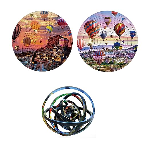3D Rotierende Puzzle Stressabbau Puzzel Spielzeug Gehirnspiel Herausfordernd Spielzeug Für Kinder Erwachsene Lustige Dekompress Puzzle von SELVFZ