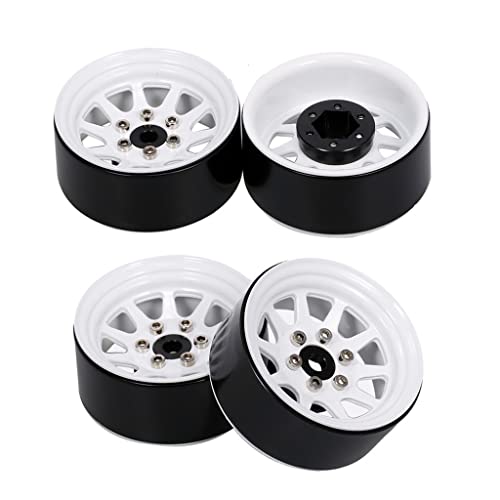 4pieces Metalllegierung Rad Für Rand Beadlock Hubs Schwerlager Teil des Ferngesteuerten Rock SCX10 90 Rad Hubs Extension Adapter Von 1:10 Skala 4pieces Metalllegierung Rad Für Rand Beadlock Hubs Schwerlager Teil des Ferngesteuerten Rock SCX10 90 Rad Hubs Extension Adapter Von 1:10 Skala von SELVFZ