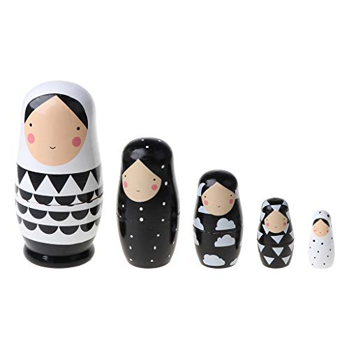 5 Stücke Matryoshka Spielzeug Kinder Game Holz Russisch Für Puppenzubehört 5 Stücke Matryoshka Spielzeug Kinder Game Holz Russisch Für Puppenzubehört von SELVFZ