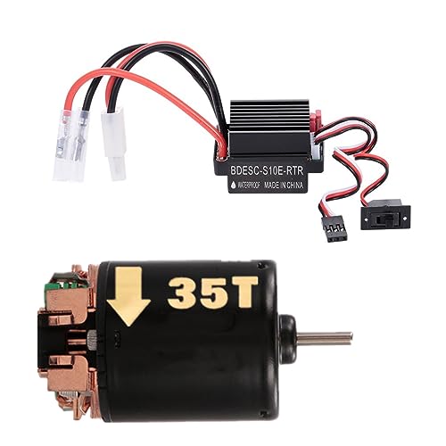540 35T Gebürsteten Motor 320A ESC Set Für Car Für 1/10 HSP Redcat SCX10 D90 HPI Realistisch 540 35T Gebürsteten Motor 320A ESC Set Für Car Für 1/10 HSP Redcat SCX10 D90 HPI Realistisch von SELVFZ