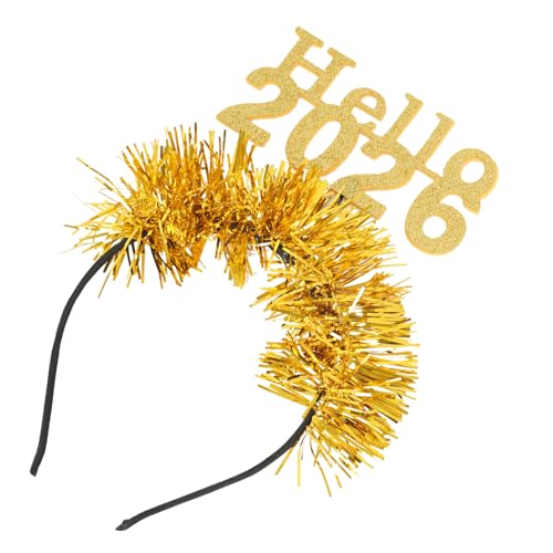 Ästhetik 2026 Neujahr Stirnband Tiaras Party Haarzubehör Für Nye Feierlichkeiten Frauen Urlaub Favoriten Geschenke Silvester Haarbandzubehör Accessoires von SELVFZ