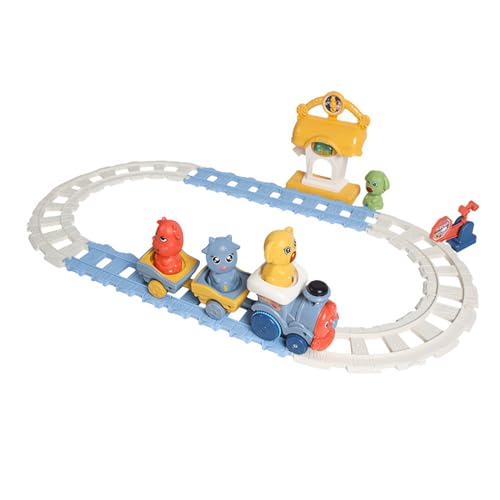 Assembly Zugspielzeug Für W/Multi Combination Railroad Track Simulation Musical Animal Toy Für Spielset Funny Für Kind von SELVFZ