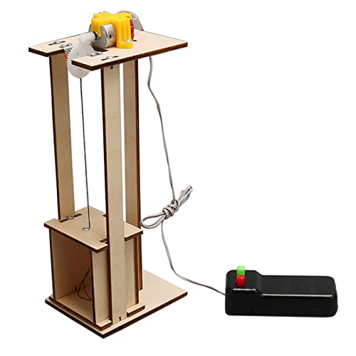 Aufzugsgebäude Spielzeug Bildungsstamm Spielzeug Elektrische Hebeholzmodell Kits Sciences Project Für Jungen Und Mädchen von SELVFZ
