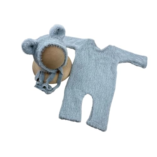Bärenform Outfit Set Boy Girl Fotoshooting Kleidung Fotografie Requisiten Für Säuglingsfotoshooting Kostüm Kleidung Weiches Baby Kostüm von SELVFZ
