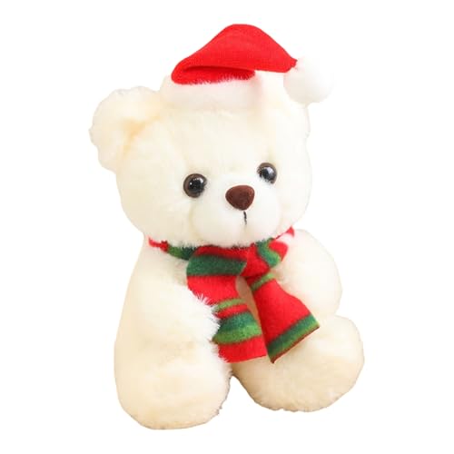 Charm Sturdy Plüsch Schöner Bär Für Weihnachten Robuste Weiche Stofftiere Tragbare Accessoire Für Liebhaber Festival Atmosphären Enhancer von SELVFZ