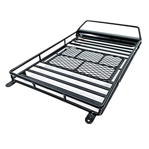 Dachgepäck Rack Car Black Dach Rack Car Top Gepäckhalter Für Träger Für SCX10 von SELVFZ