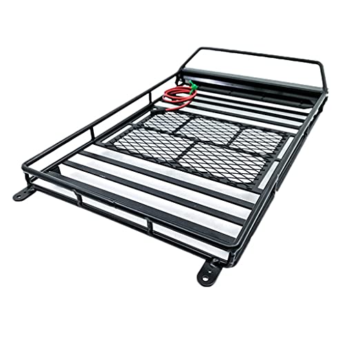 Dachgepäck Rack Car Black Dach Rack Car Top Gepäckhalter Für Träger Für SCX10 von SELVFZ